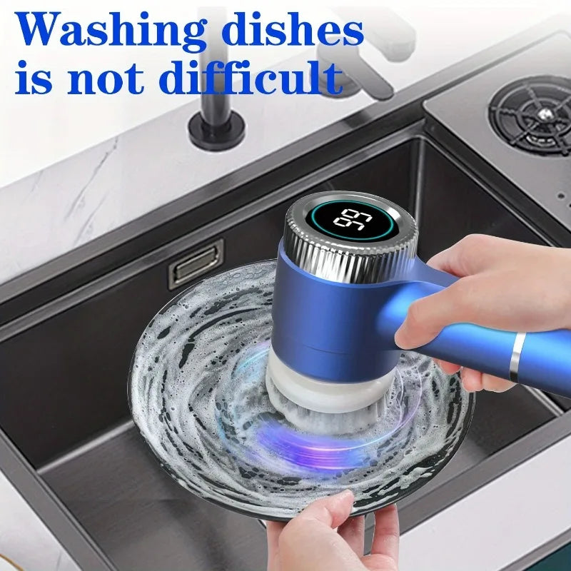 Electric Spin Scrubber For Kitchen