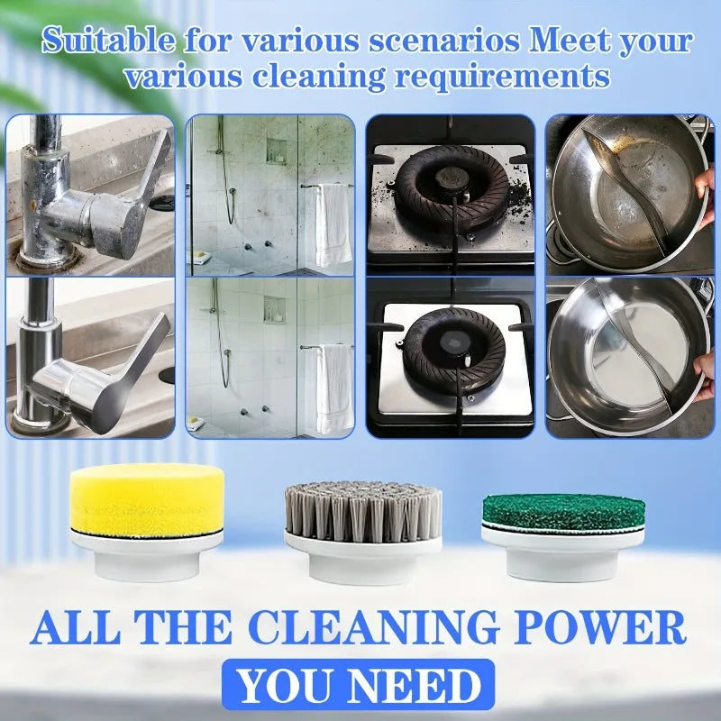 Electric Spin Scrubber For Kitchen
